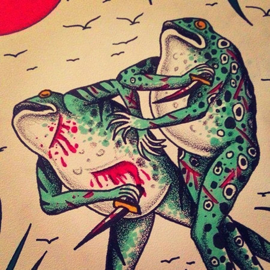 Утагава жаба