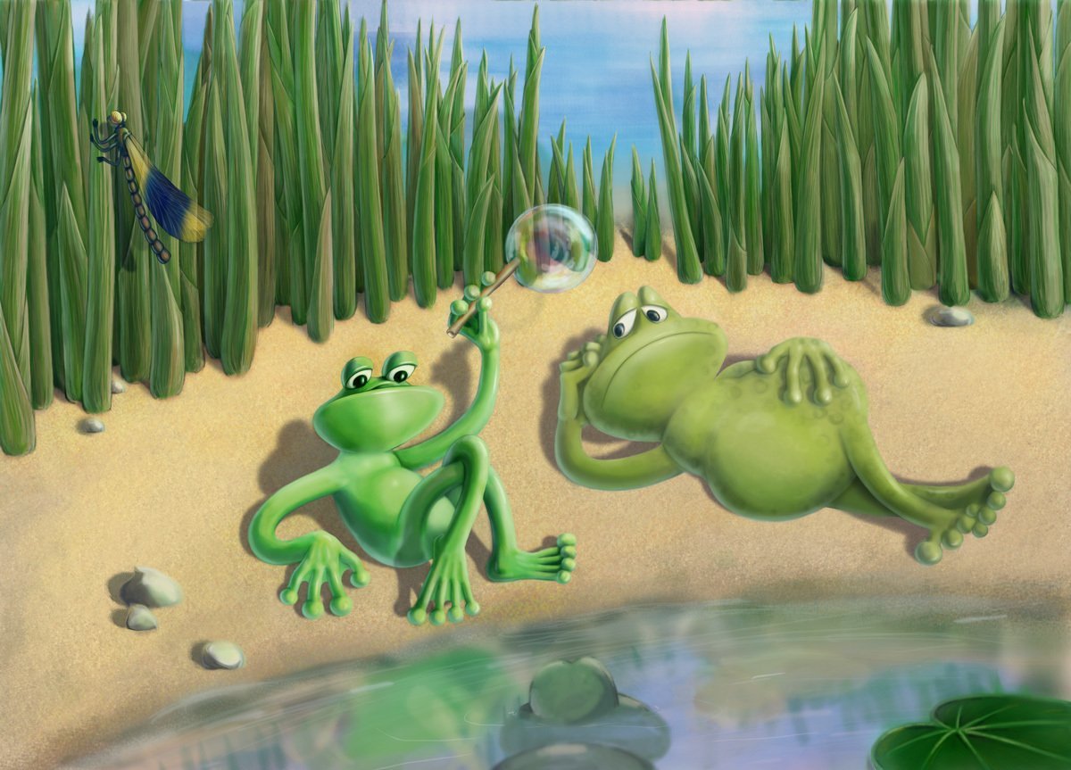 Две лягушки
