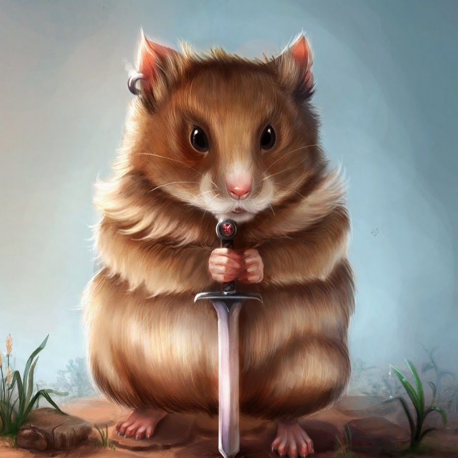 Хомяк мультяшный