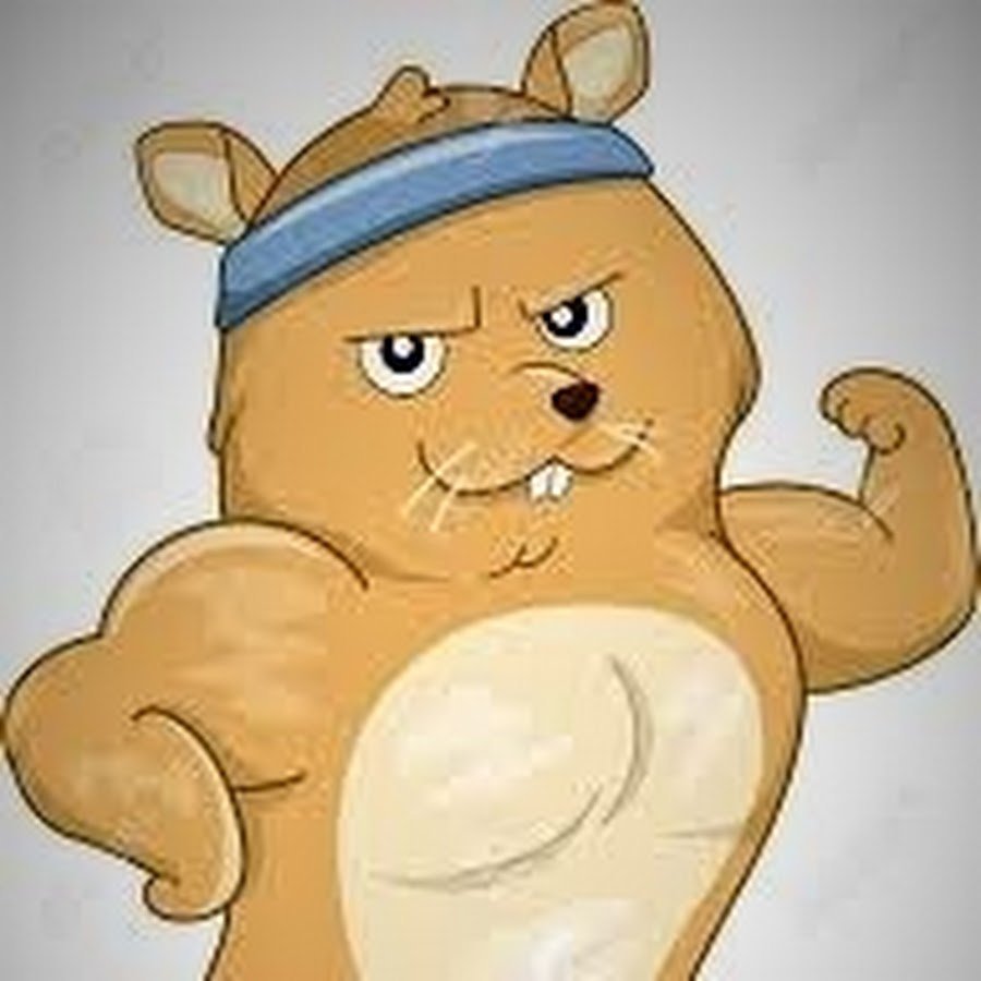 Накаченный хомяк