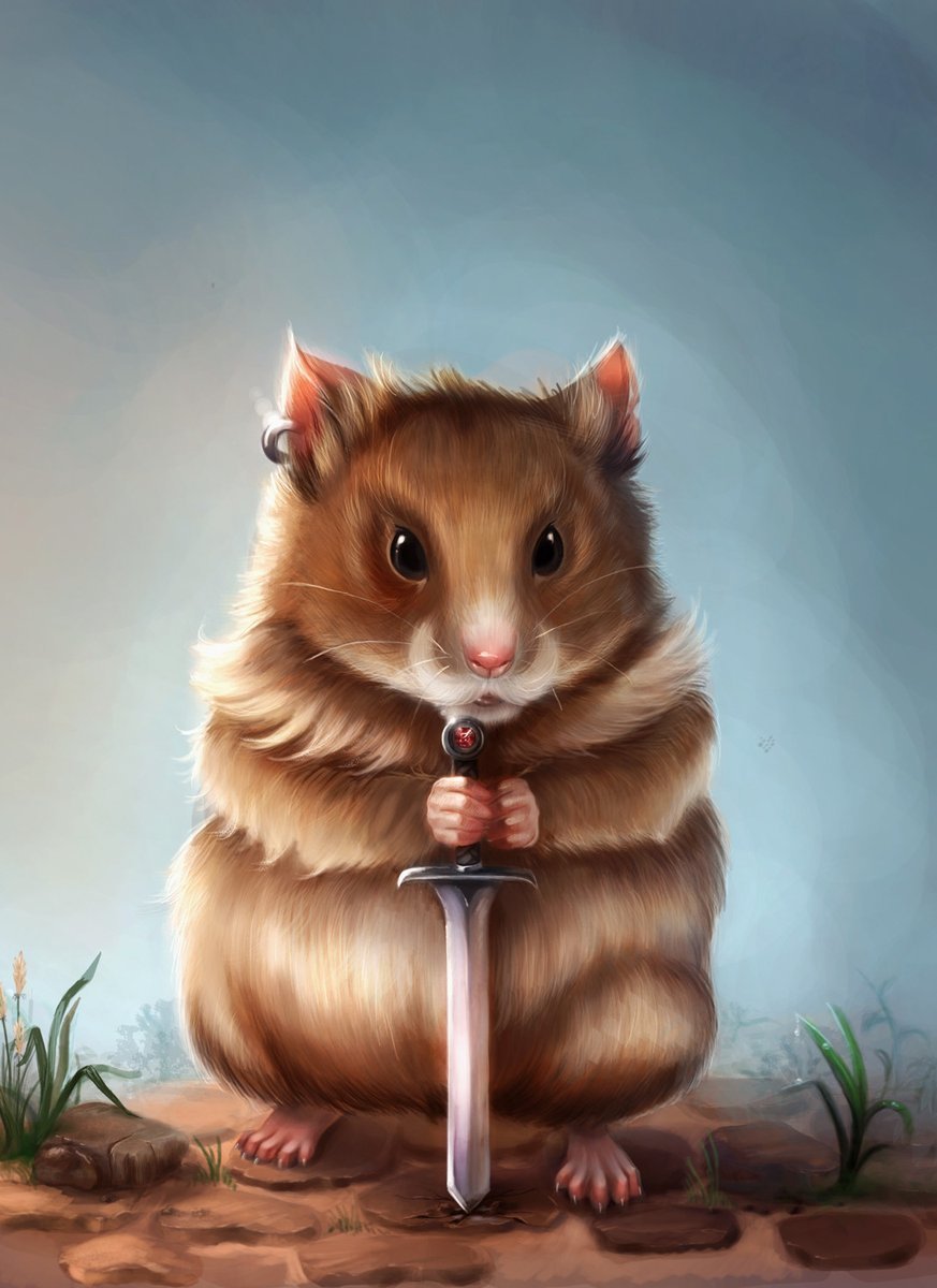 Хомячок арт