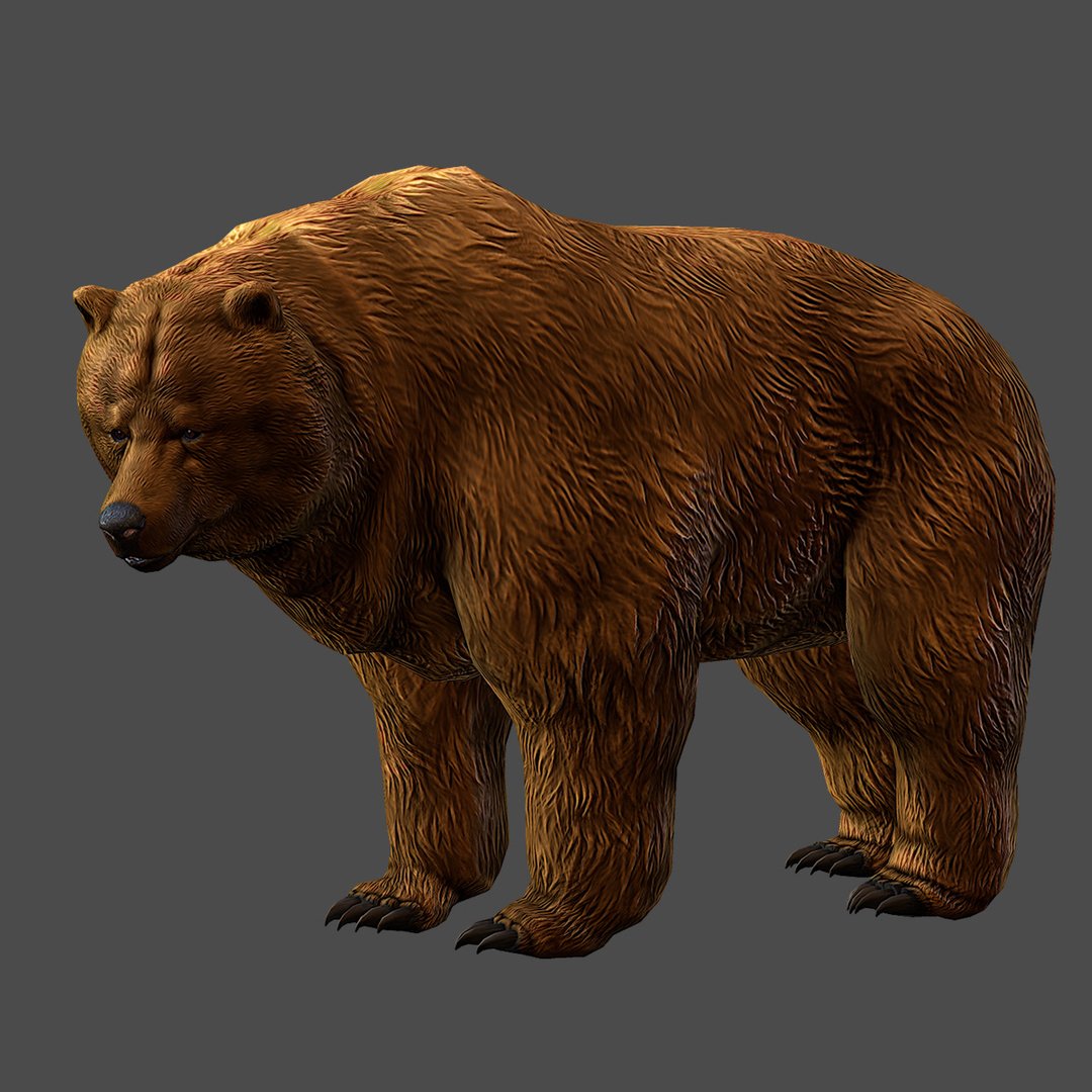 Медвежонок 3д модель