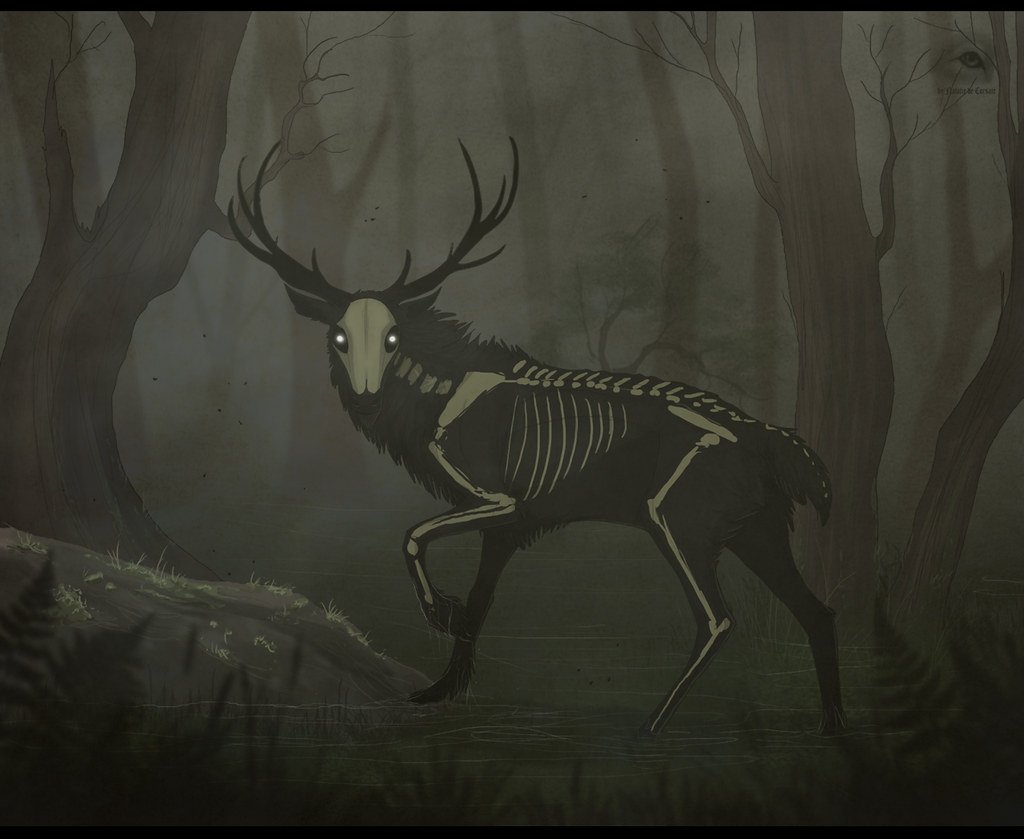 Мистический олень