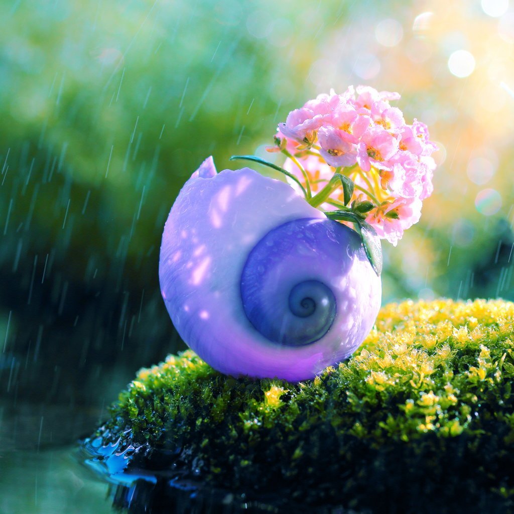 Красивые улитки