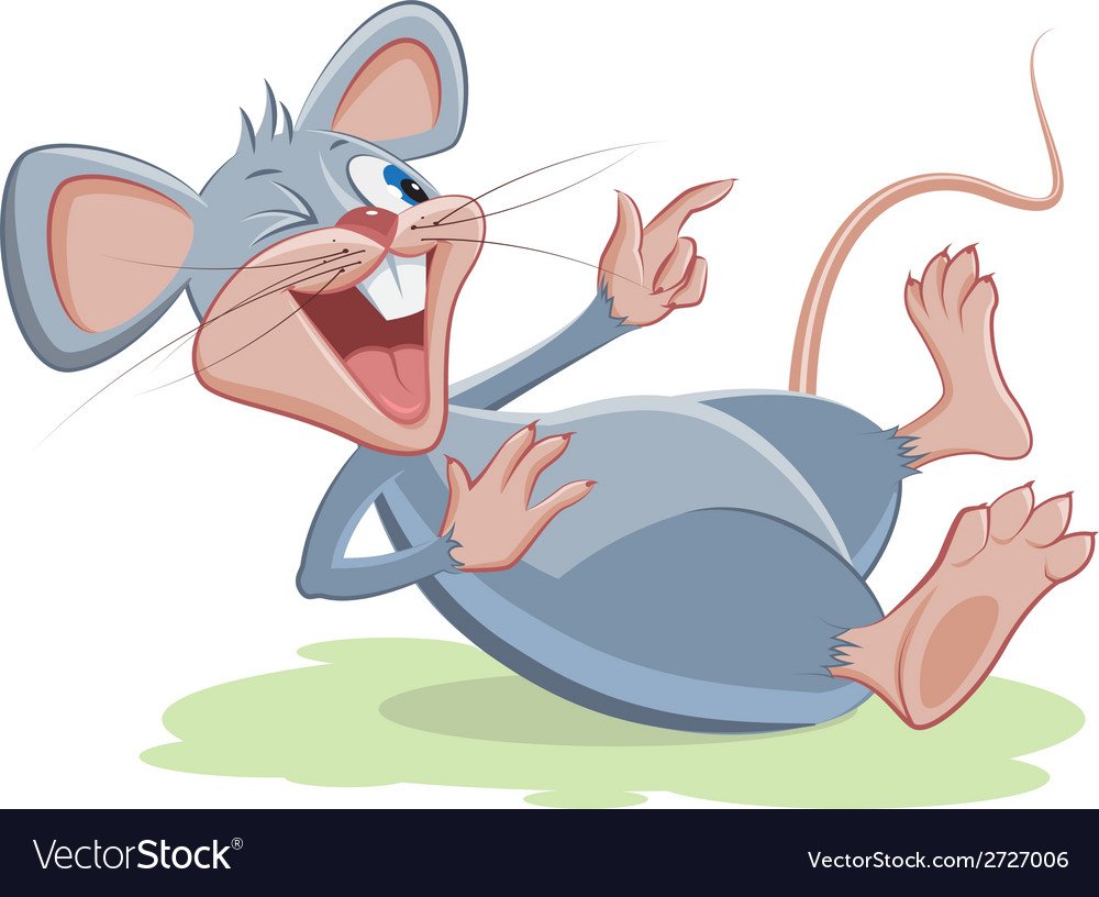 Мышь смеется