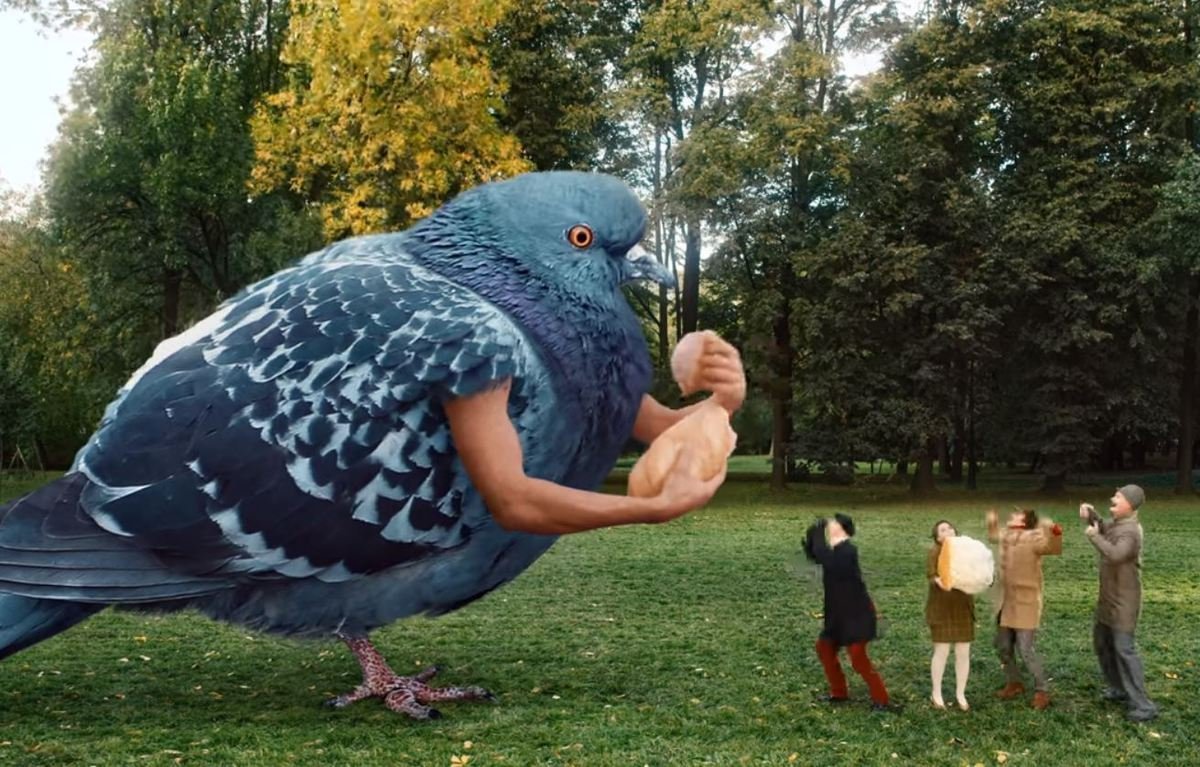 Огромные птицы