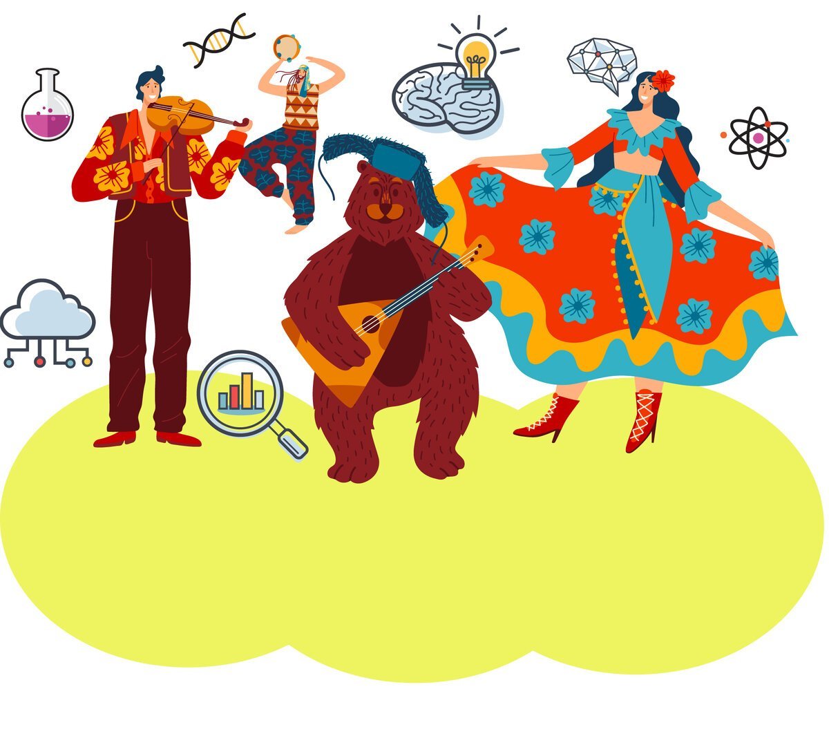 Цыгане с медведем