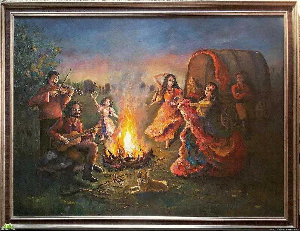 Цыганский табор" Маковский