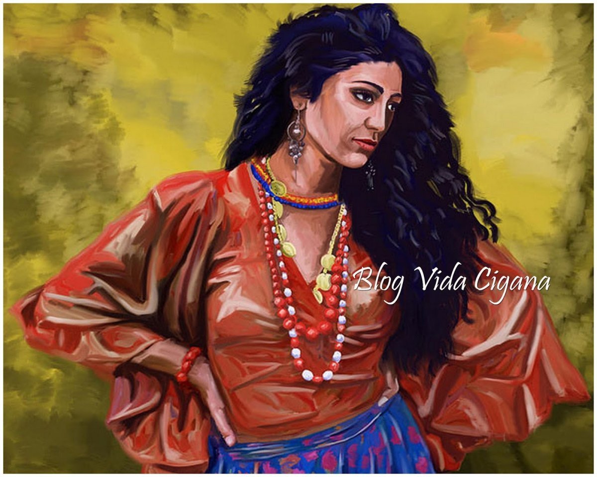 Цыганка рисунок