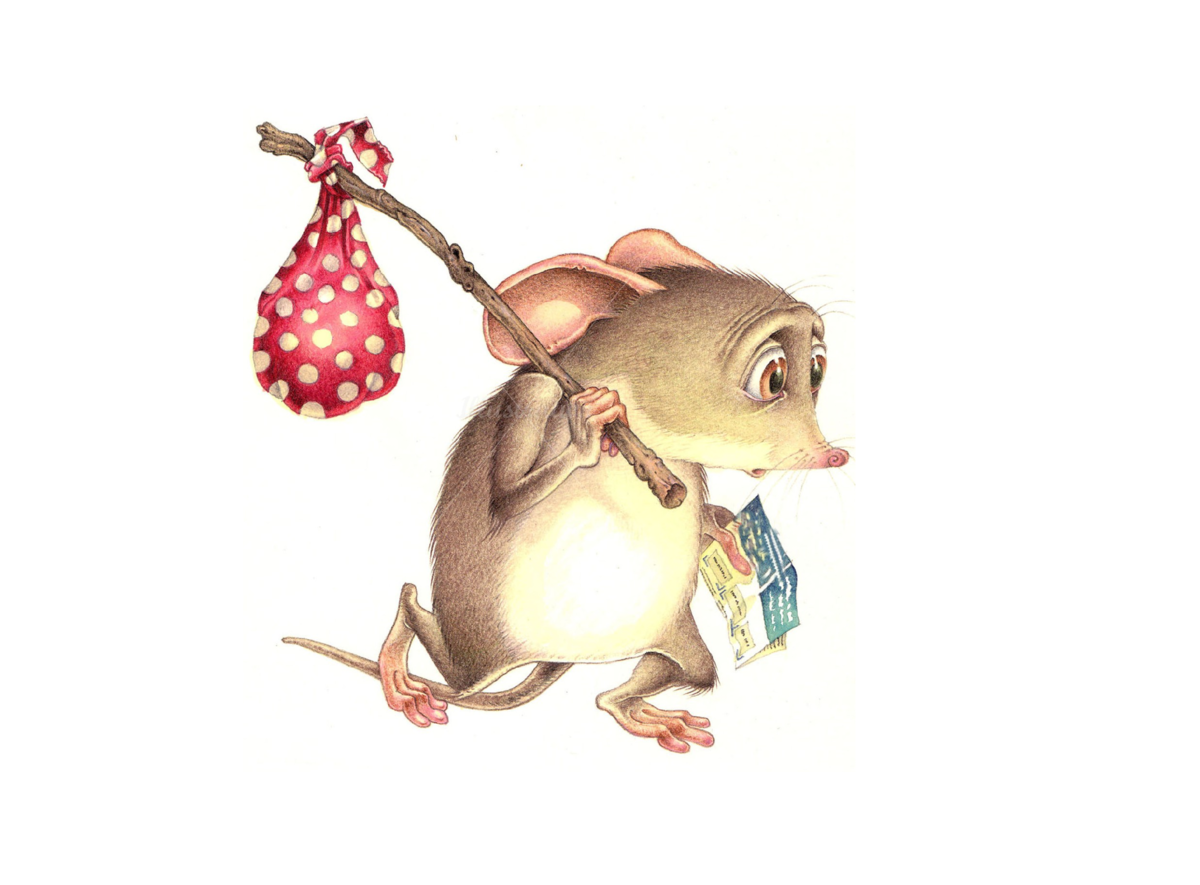 Мышь с узелком
