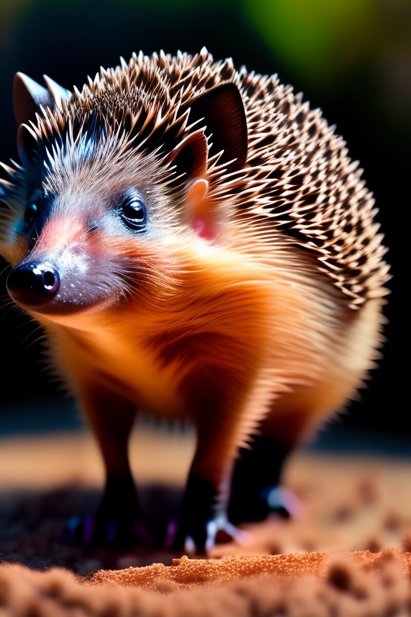Игривый еж