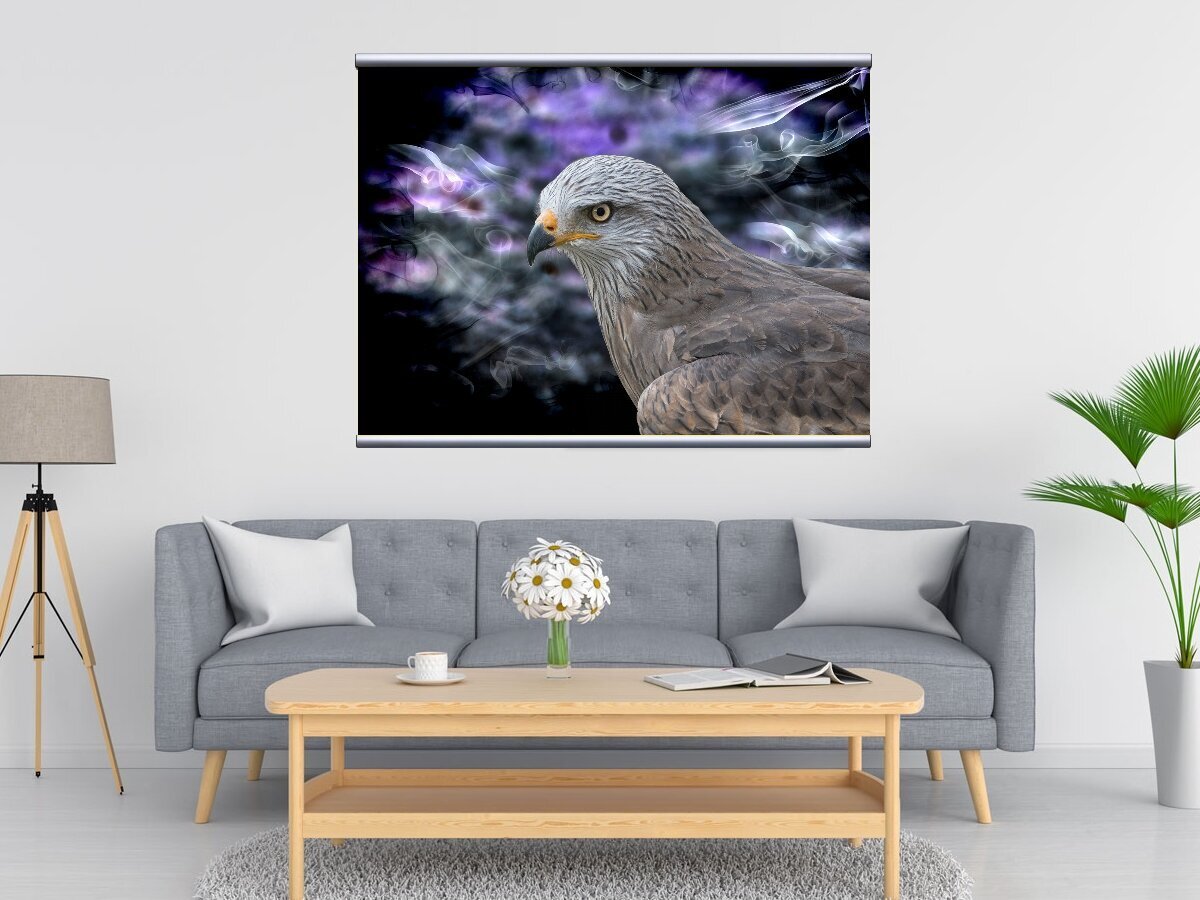 Картина масляными красками Хищные птицы