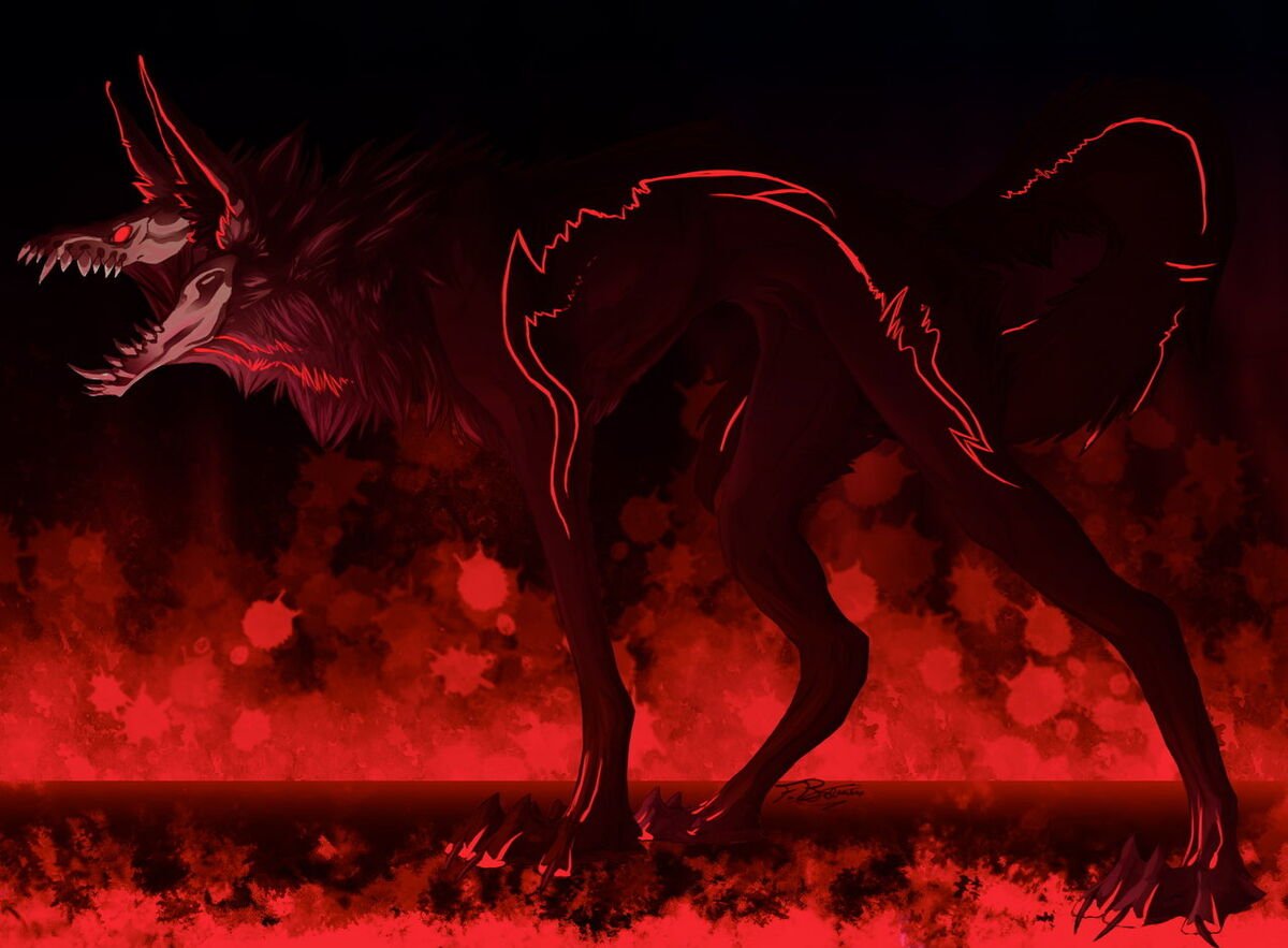 Демон Фамильяр волк