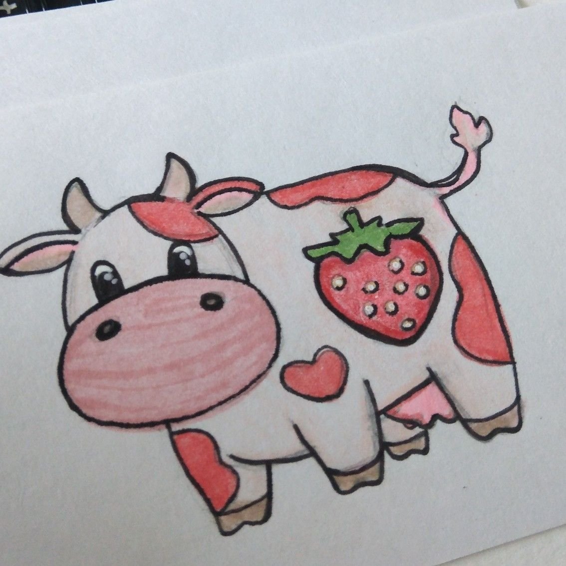 Милые рисуночки коровы