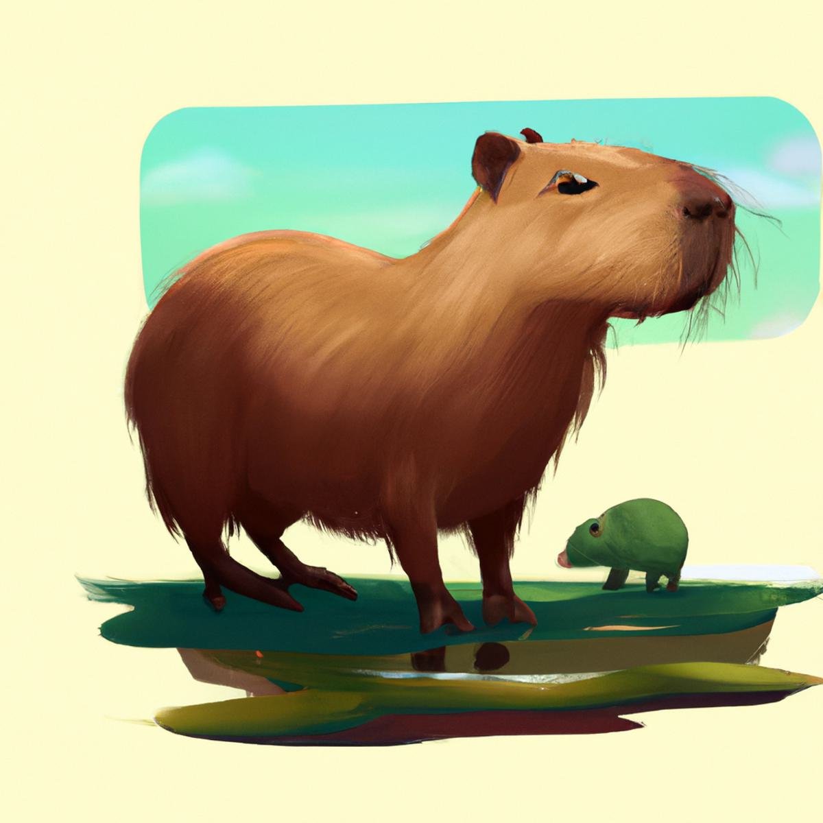 Капибара рисуночек