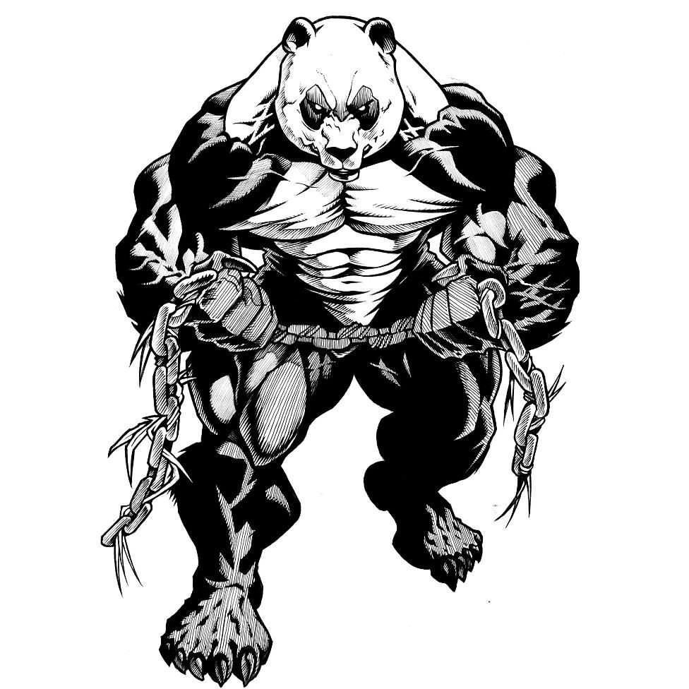 Тату бодибилдинг эскизы