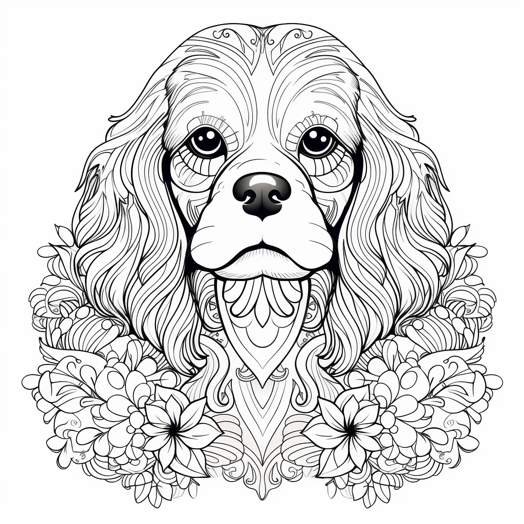 Раскраска "собаки"