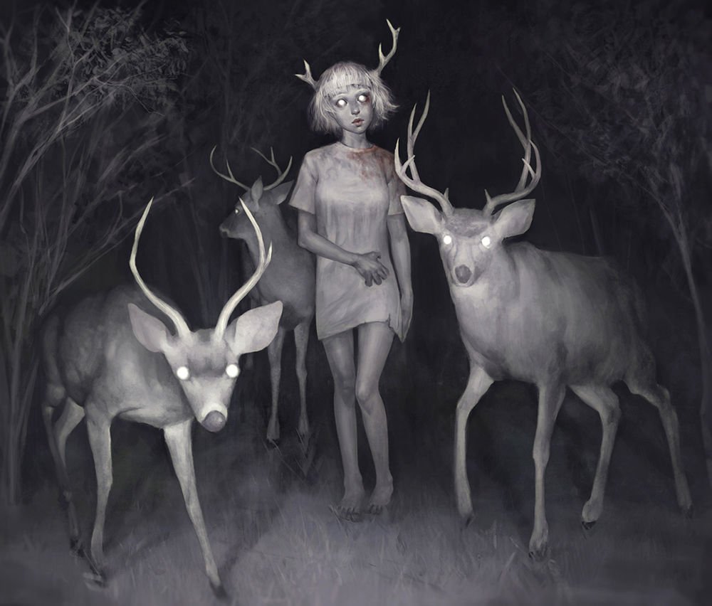 Мистический олень