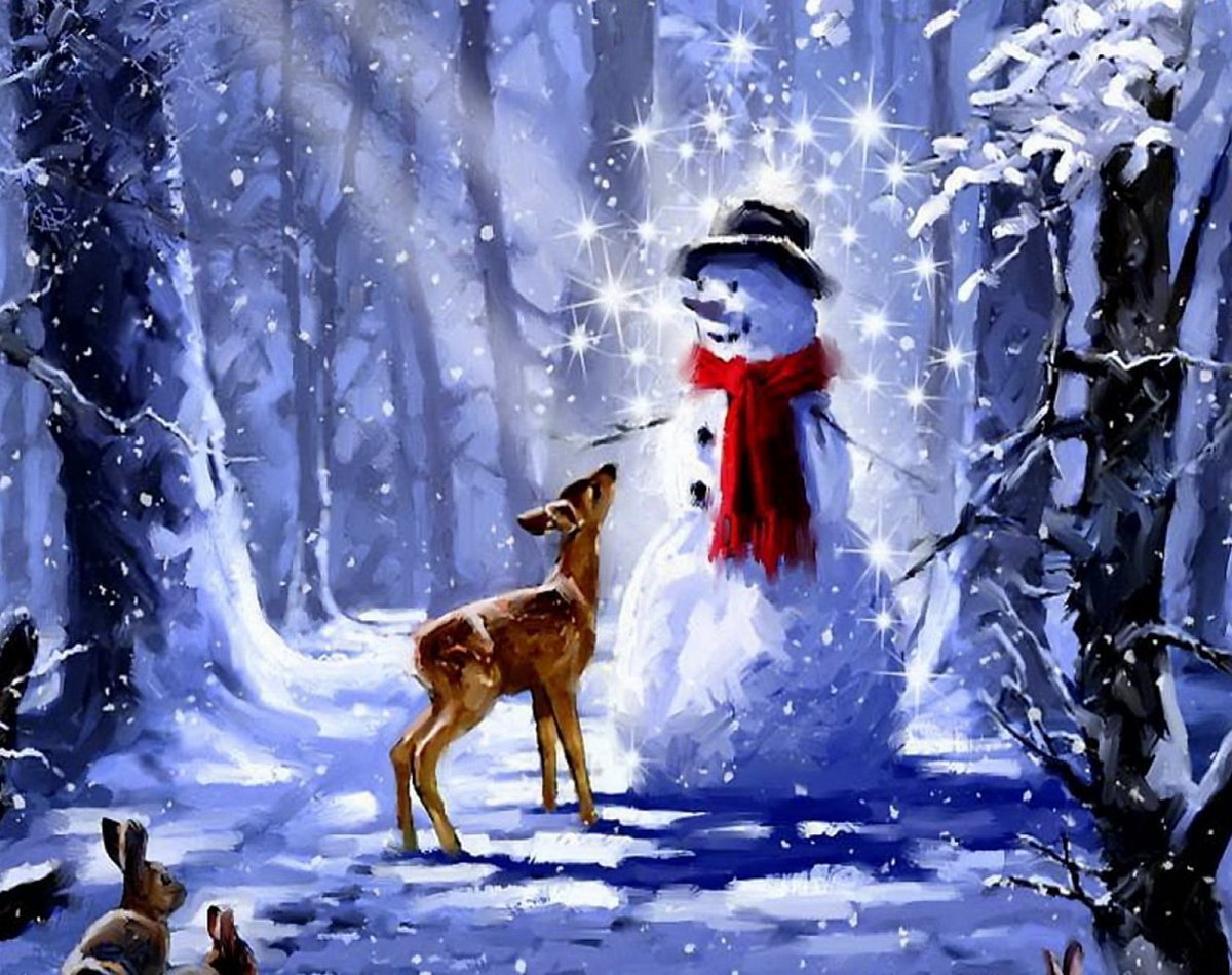 Ричард Макнейл зимний лес