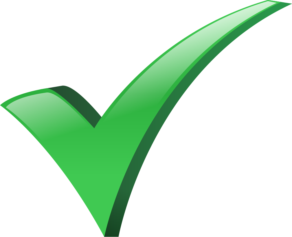 Зеленая галочка