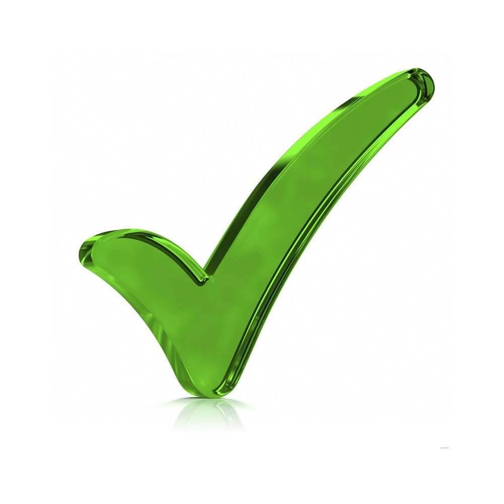 Галочка без фона