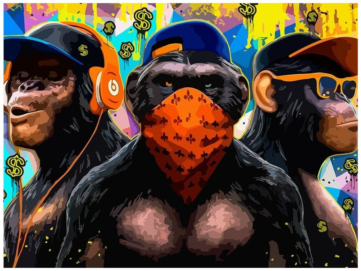 Постер обезьяны