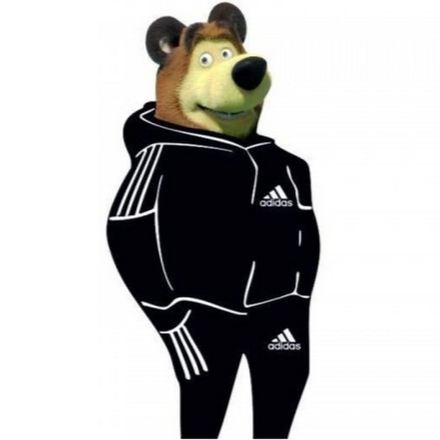 Медведь из Маши и медведя в адидасе