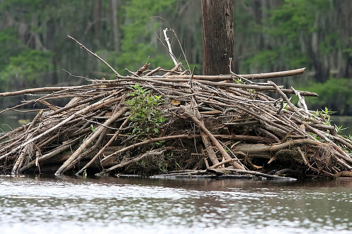 Плотина Бобров хатка бобра