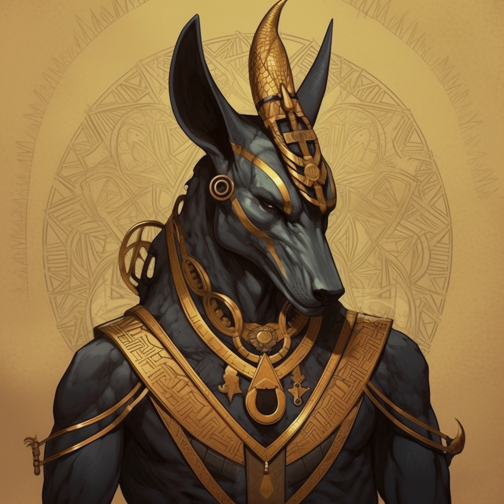 Анубис арт высокое качество