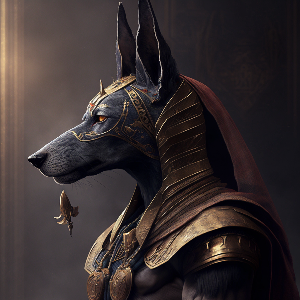 Анубис фреска