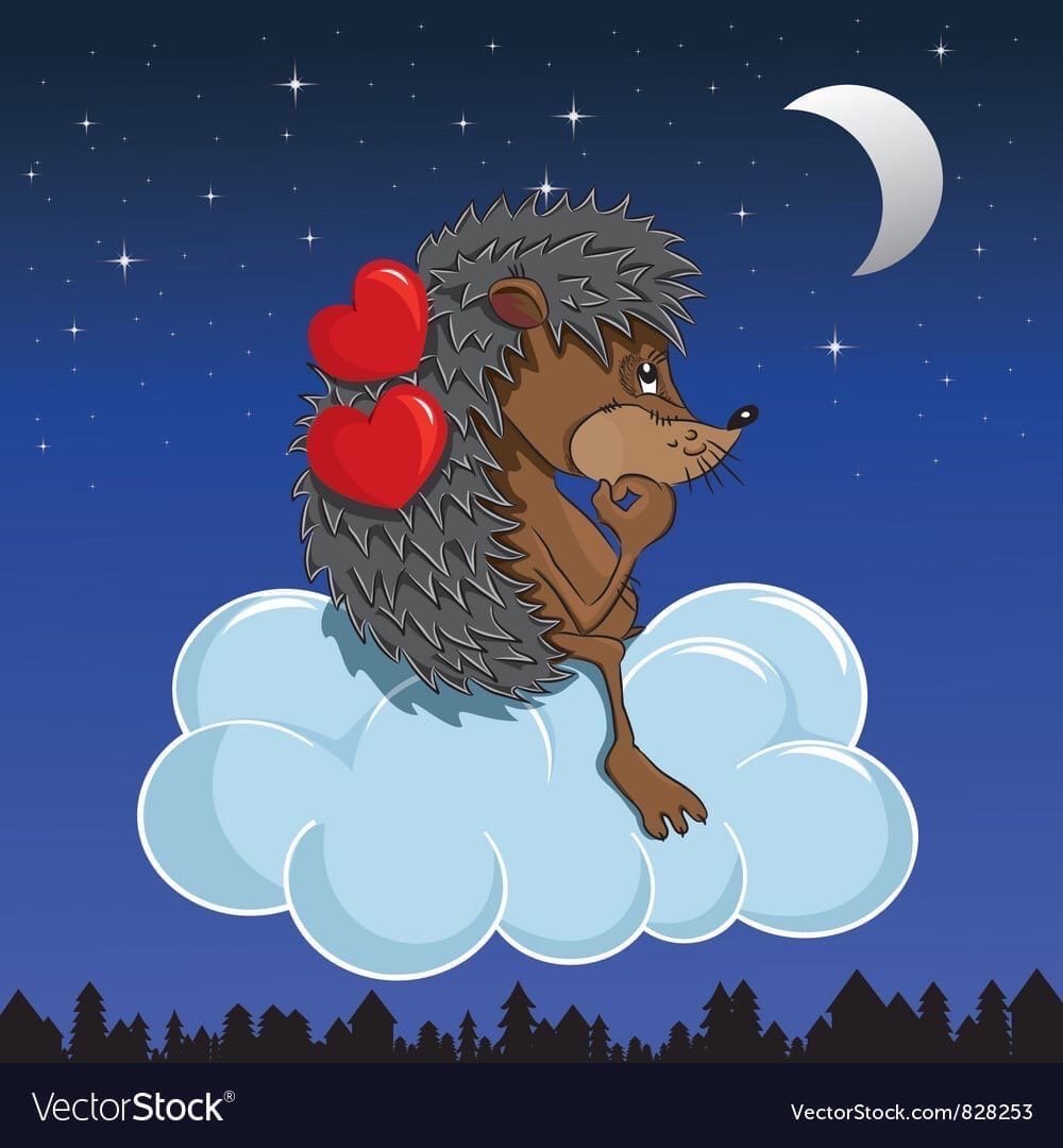 Спокойной ночи от ежика