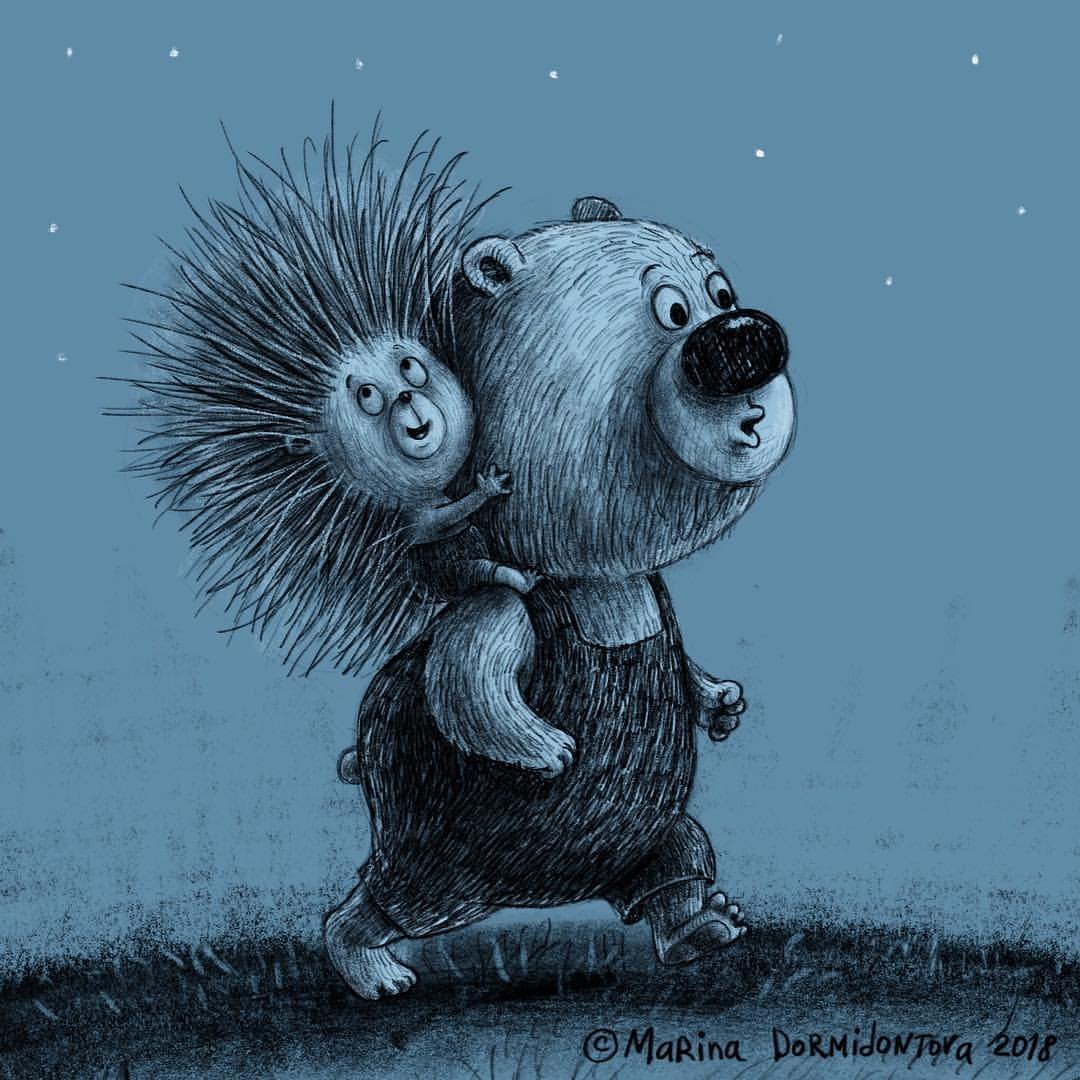 Про Ёжика и медвежонка