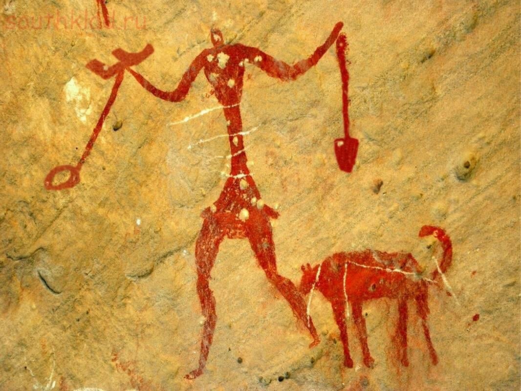 Наскальная живопись бушменов Неолит