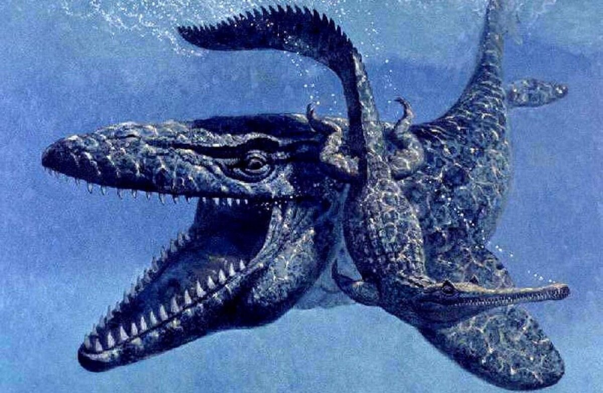 Морские чудовища Мозазавр