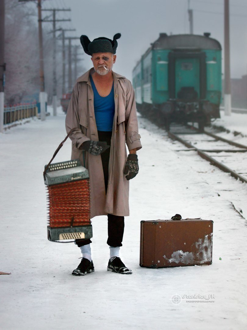 Мужчина с авоськой