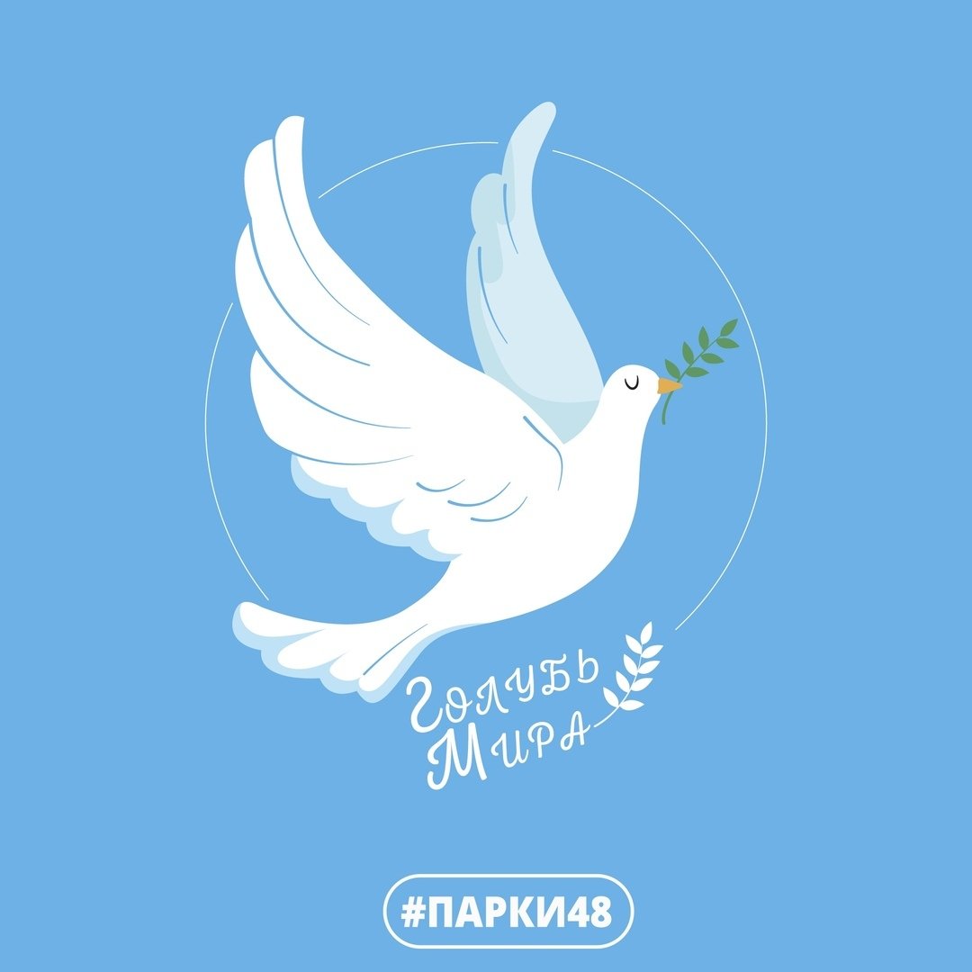 Символ мира и добра голубь