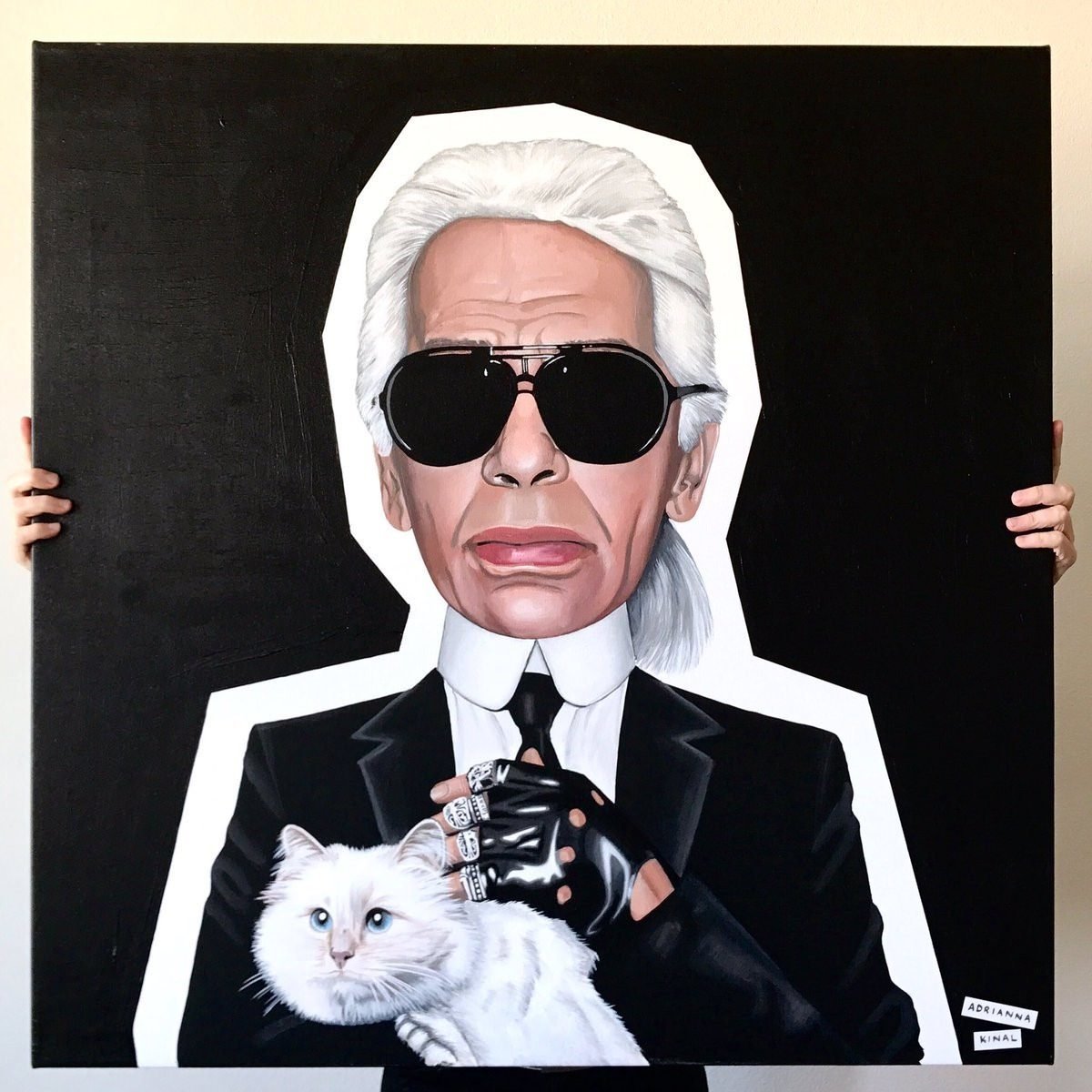 Карл Лагерфельд кот