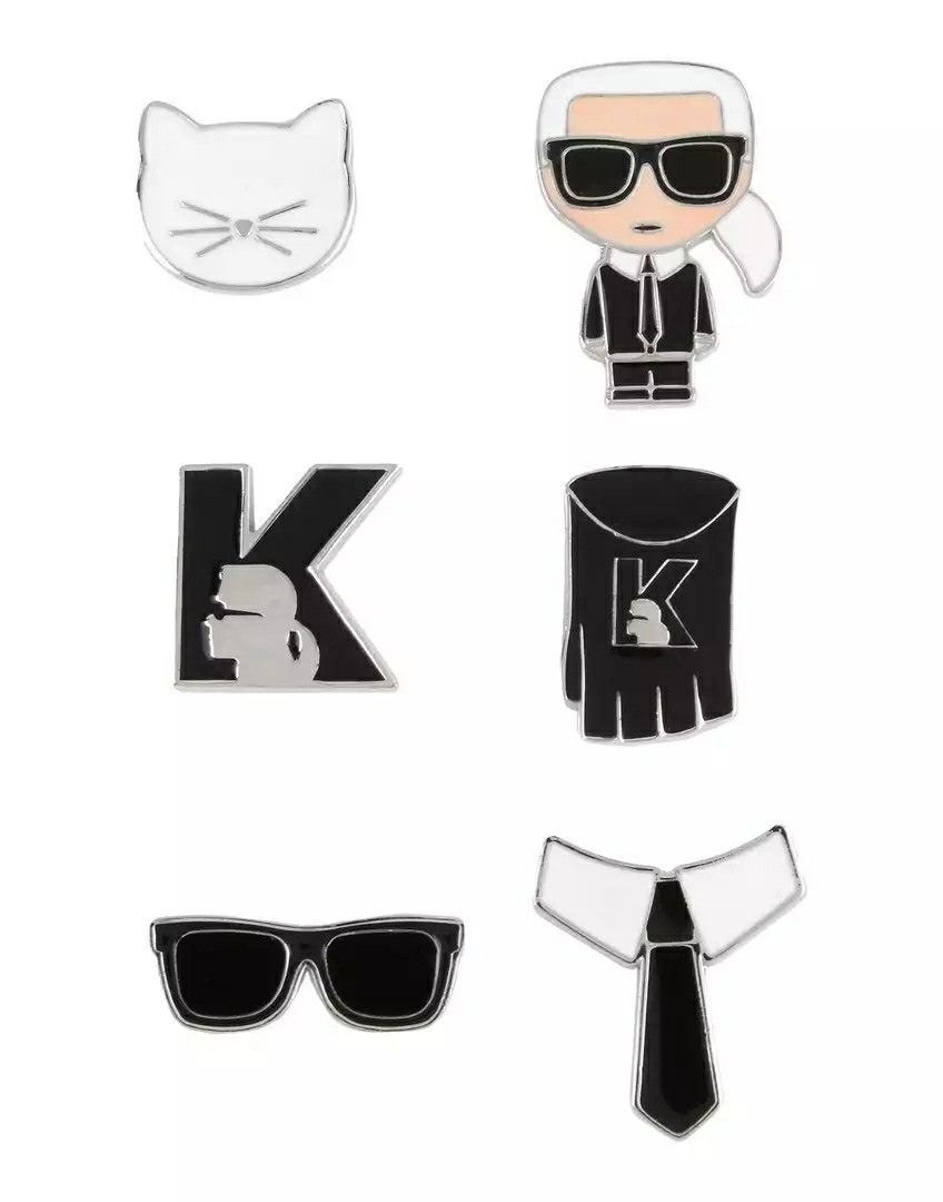 Карл Лагерфельд значок