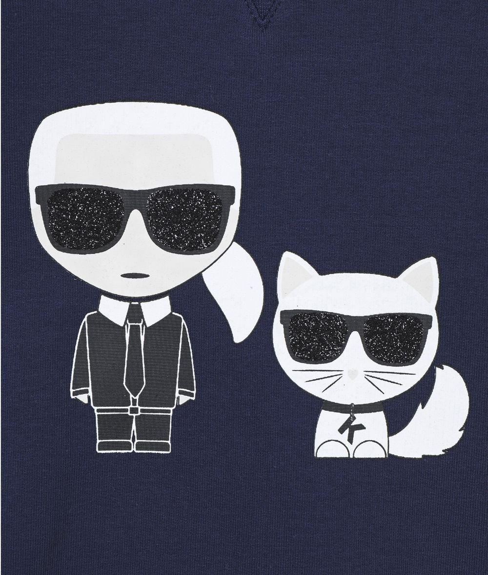 Карл Лагерфельд мультяшный