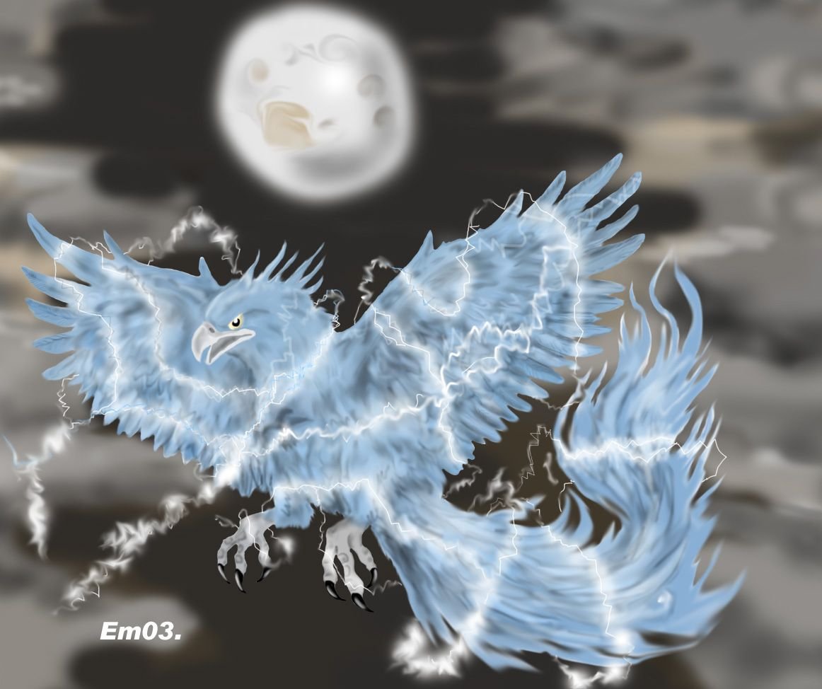 Гром птица арт