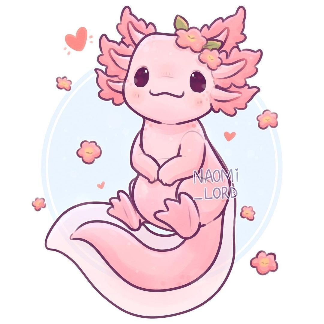 Аксолотль Кавайи Чиби