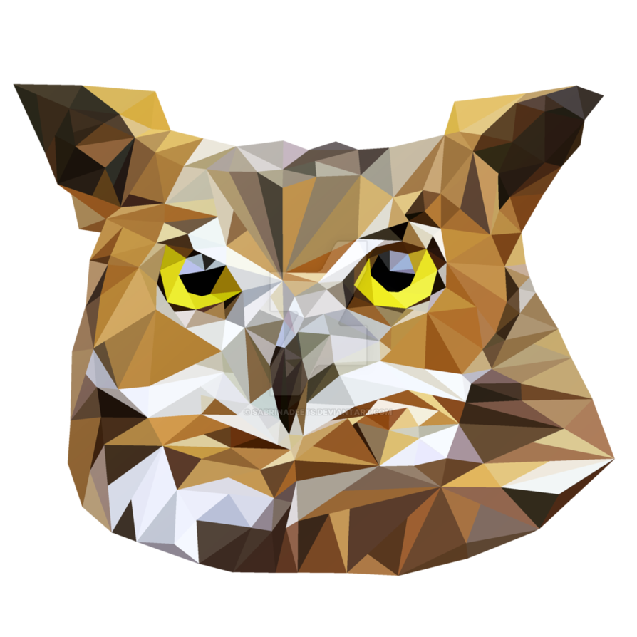 Сова из геометрических фигур