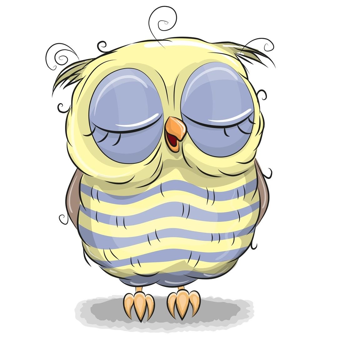 Желтая Сова рисунок