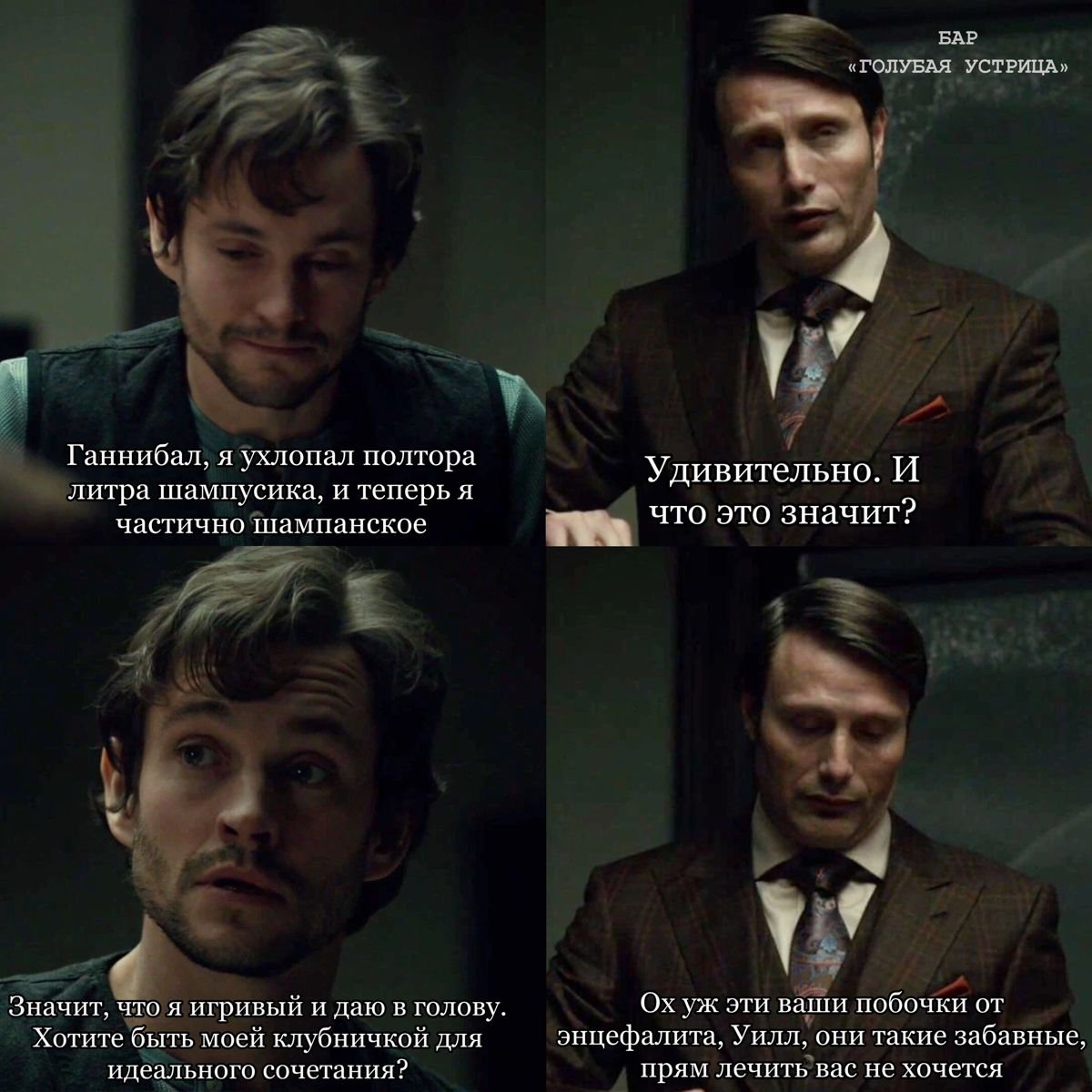 Бар голубая Устрица