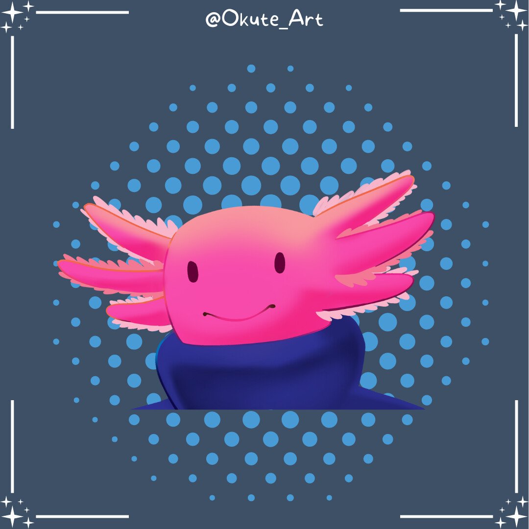 Аксолотль из лего