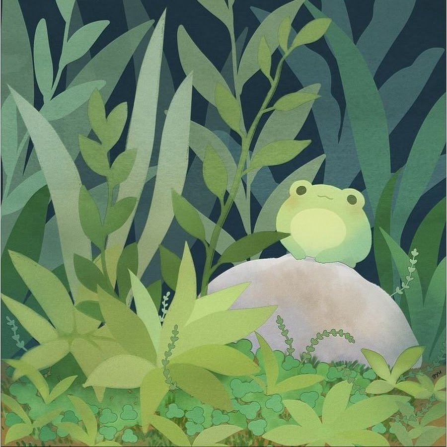Лягушка арт