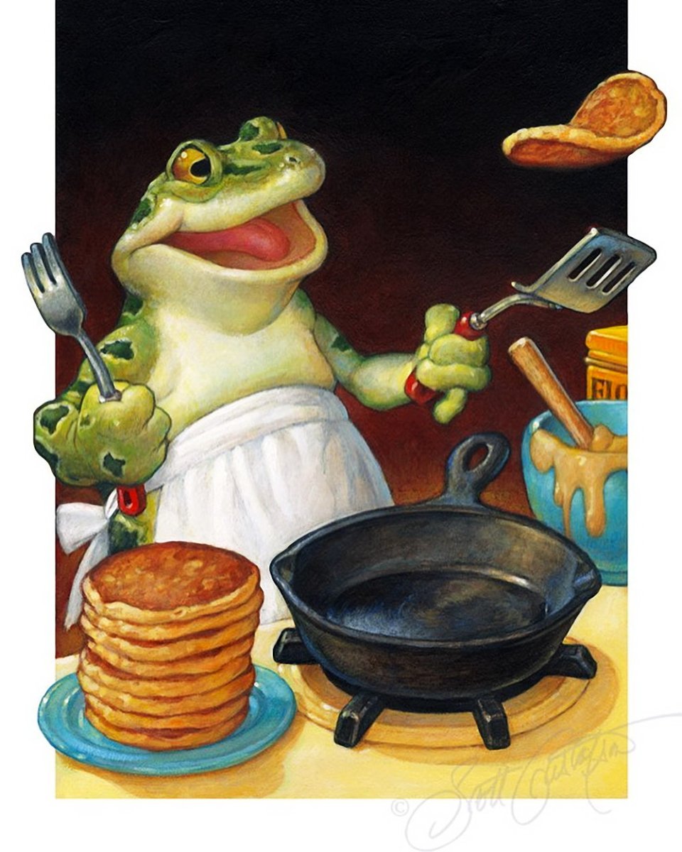 Лягушка повар