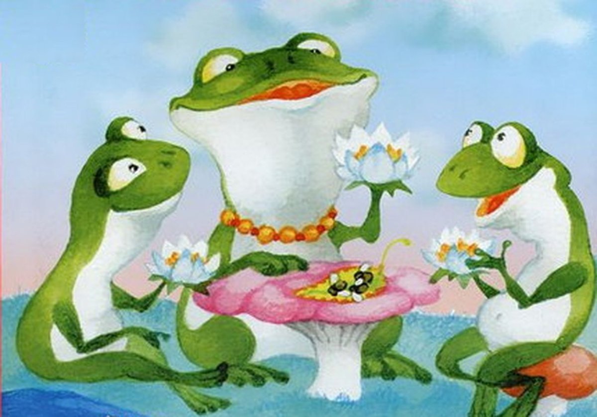 Чаепитие лягушек