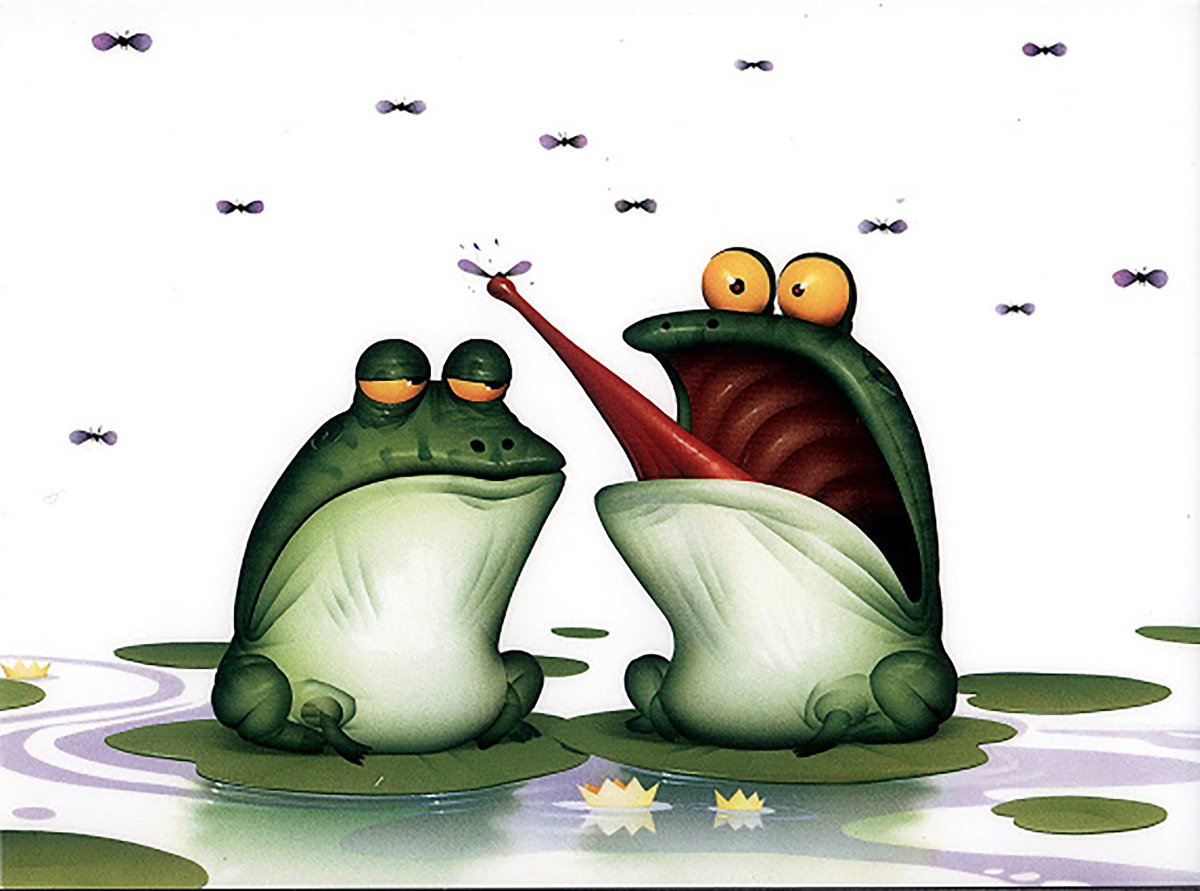 Парные лягушки