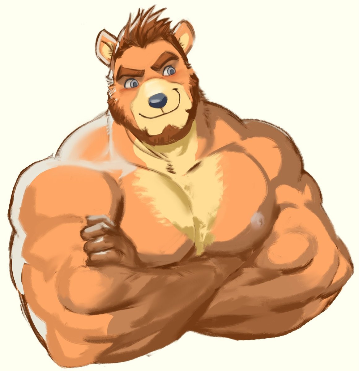 Накаченный медведь